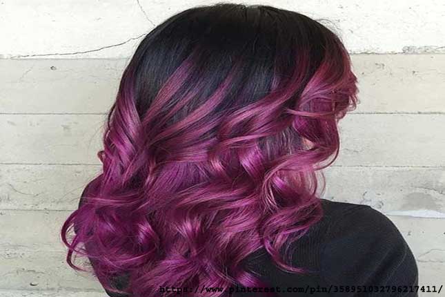 Purple Highlights: 25 Trending Hair Color Ideas 2023