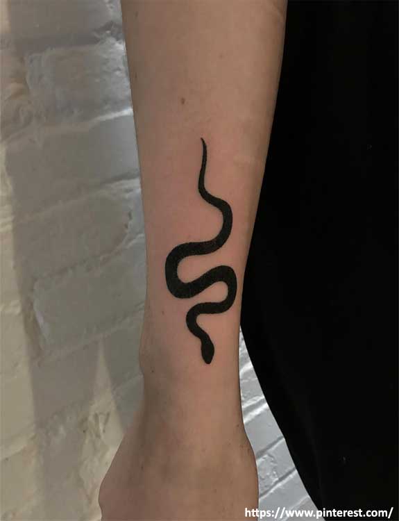 Simple Snake Tattoo Designs