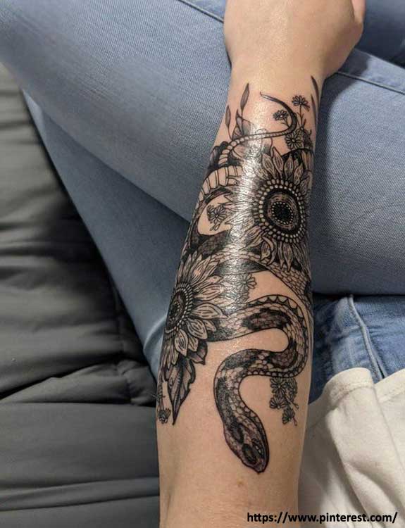 Snake Forearm Tattoo