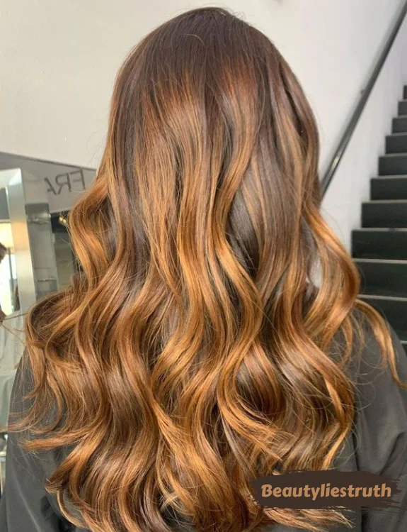 Ash And Golden Balayage