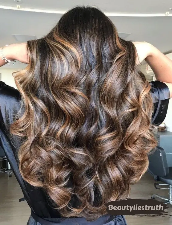 Brown Hair With Caramel Highlights
