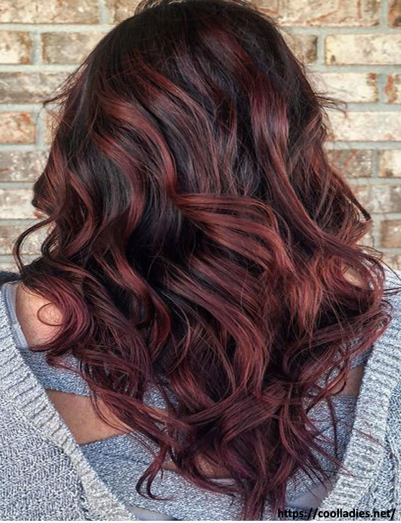 Burgundy Highlights