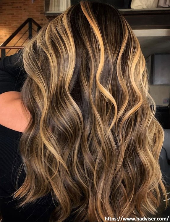 Caramel Blonde Highlights