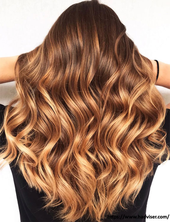 Caramel Blonde Highlights