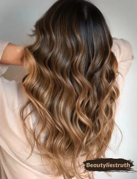 Caramel Highlights And Tousled Waves