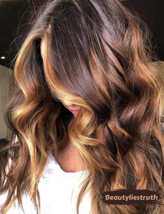 Caramel Highlights With A Combination Of Colors