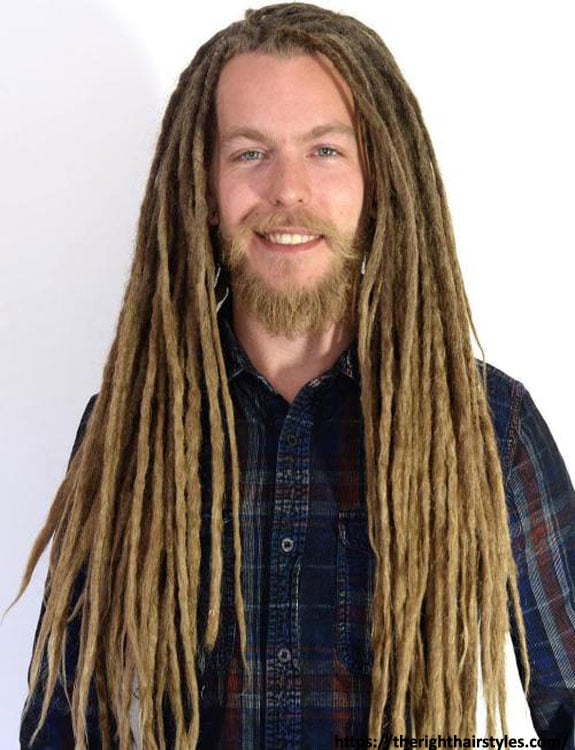 Fire Flame Locks dreadlock styles for men