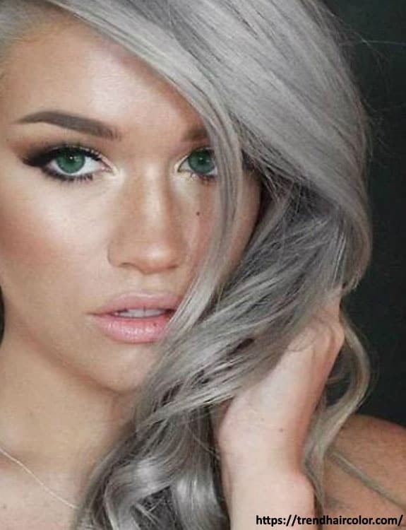 Gray Hair Colors With Green Eyes- hair-color-for-green-eyes