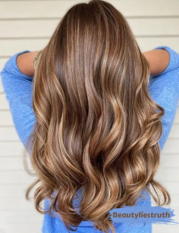 Light Metallic Brown Balayage
