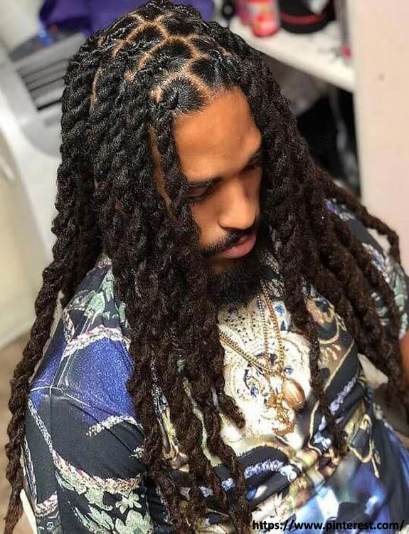 Long Jumbo Dreads dreadlock styles for men