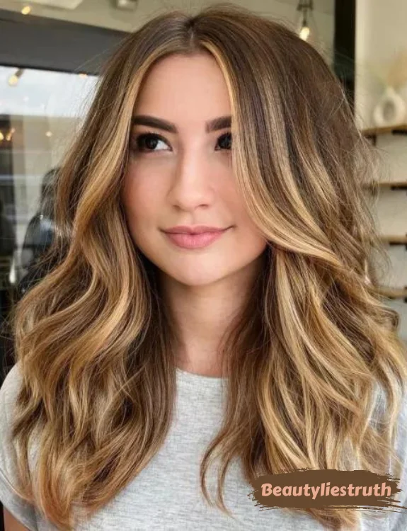 Medium Hair With Caramelized Tones