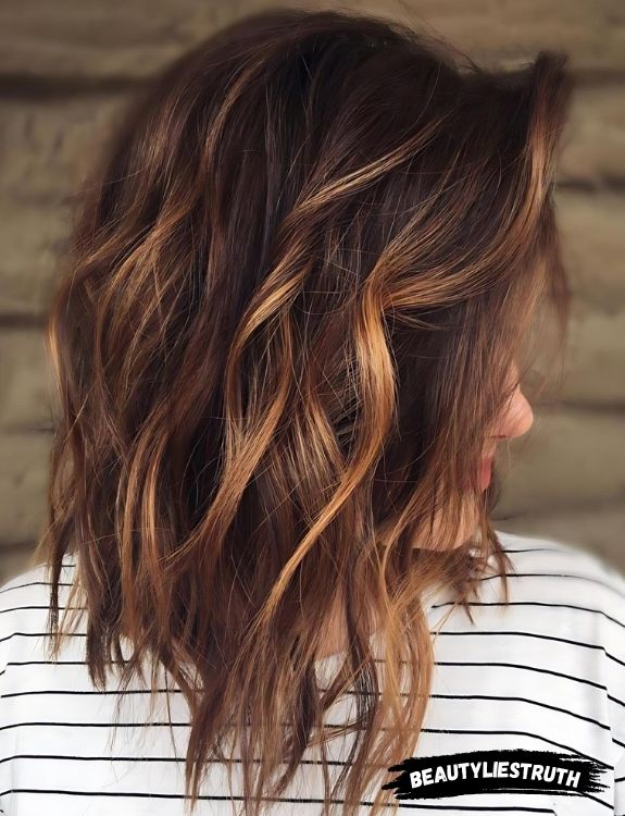 Messy Tawny Waves