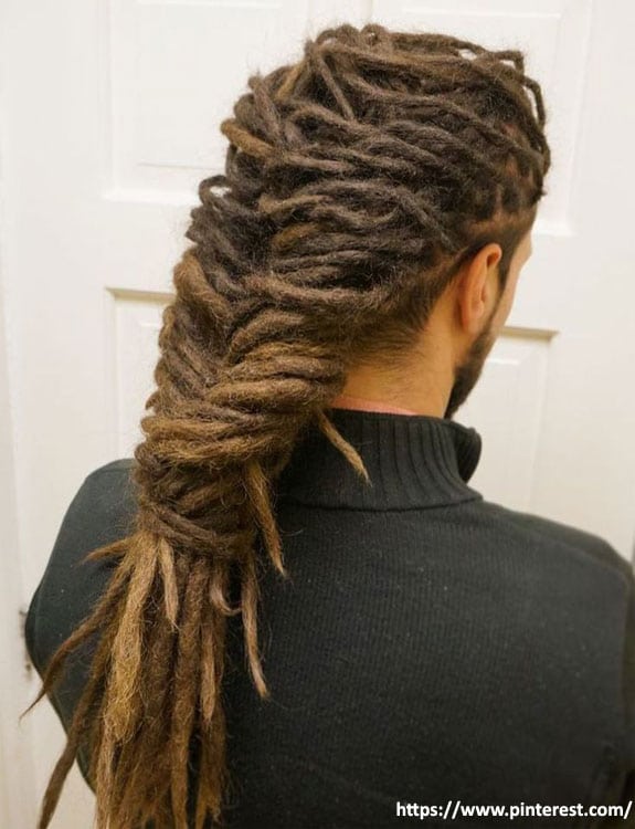 Thin Locs Braid dreadlock styles for men