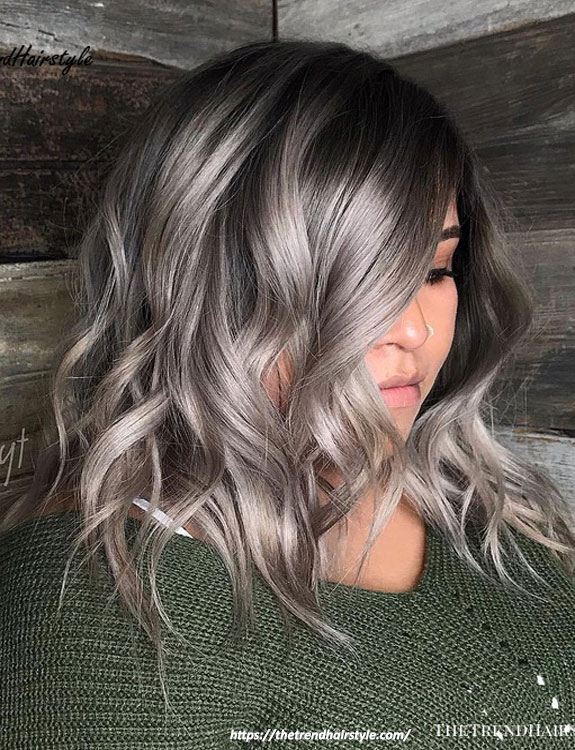 43 Highlights for Gray Hair That Look Cool and Crazy in 2023