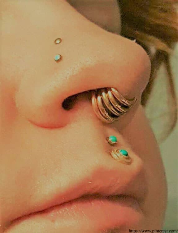 Multiple-Nostril-Piercing