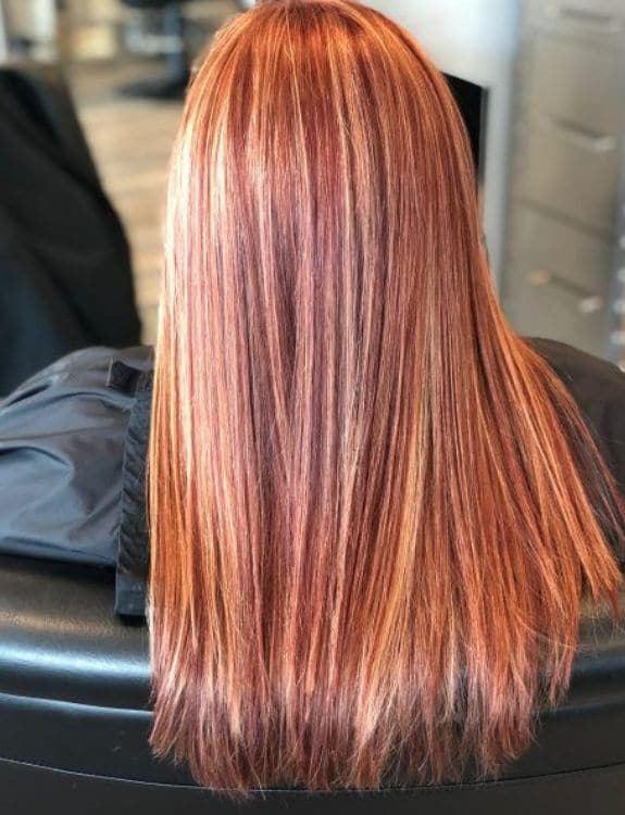 28 Red Hair with Blonde Highlights Ideas for Hair Makeover 2023