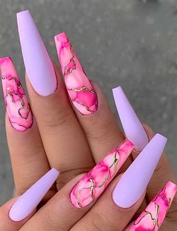 Beautiful Pink Nails