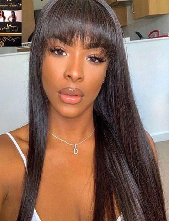 Long Bangs Weave Hairstyles