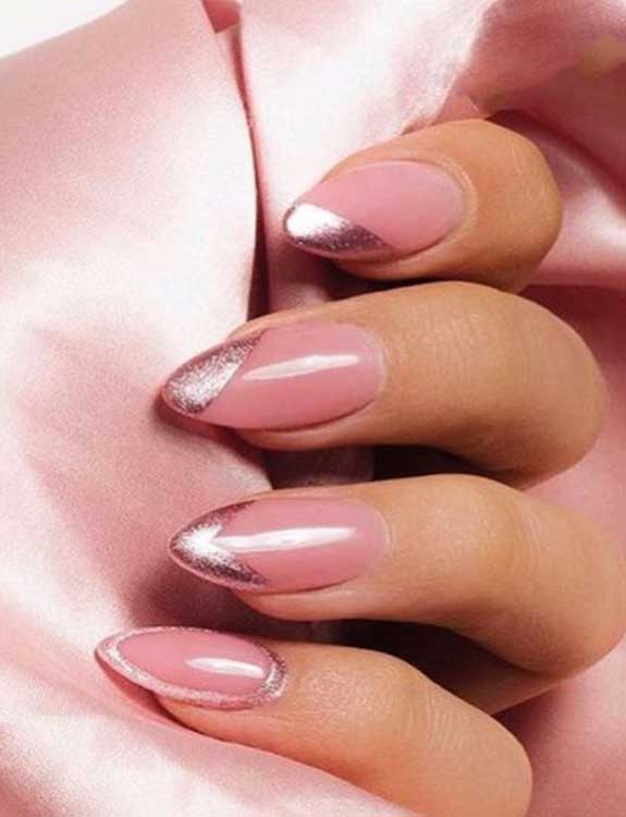 Rose Gold Nail Edges