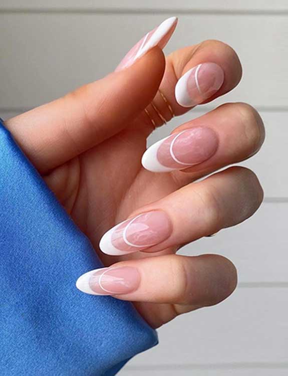 Subtle and Classic French Nail Design