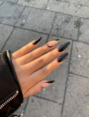 90 Edgy Black Nail Designs Ideas Will Make You Go Crazy 2023