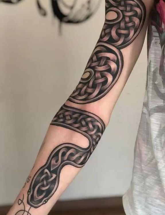 Celtic Snake Tattoo