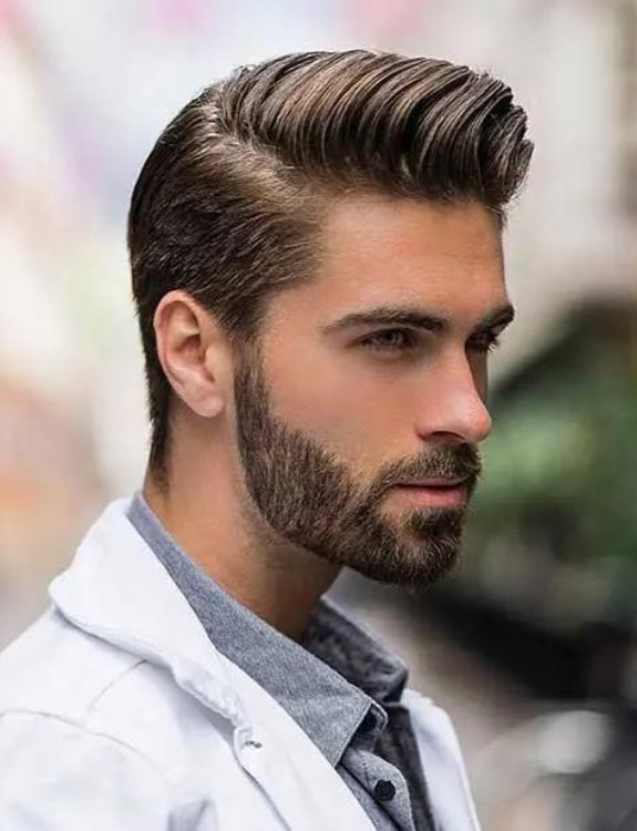 tapered ivy league haircut