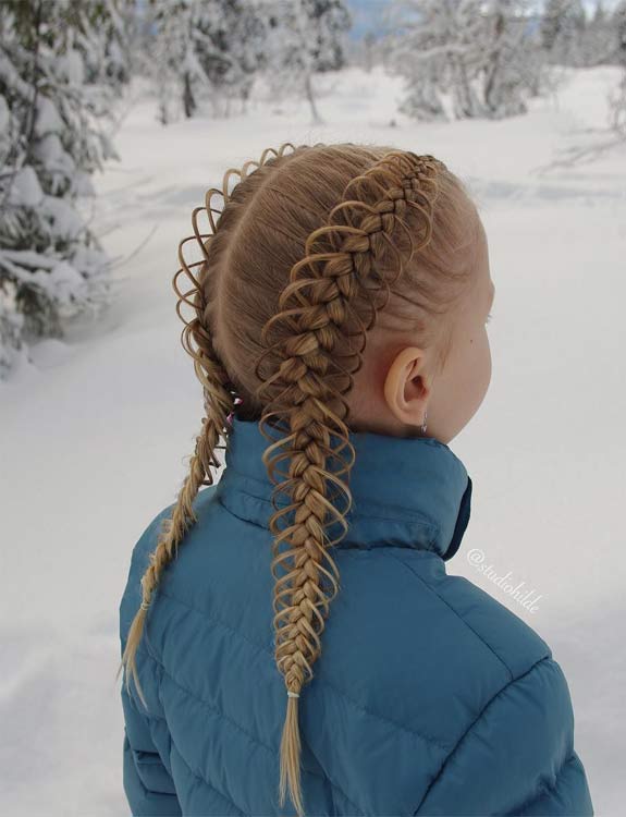 Loop Braids for kids