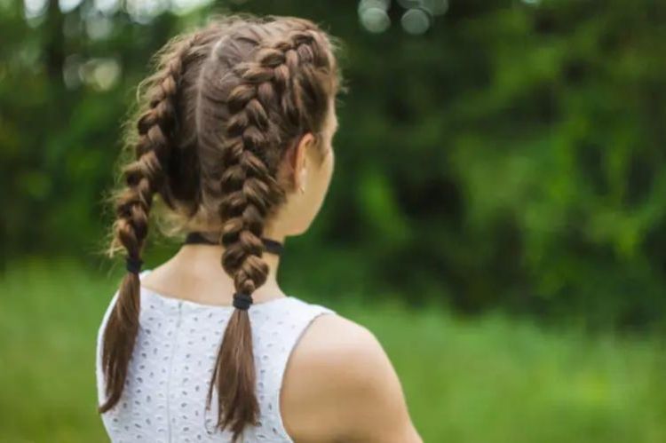 French Braid-kiddies braid hairstyle