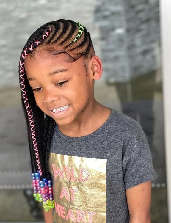 Lemonade Braids-kiddies braid hairstyle