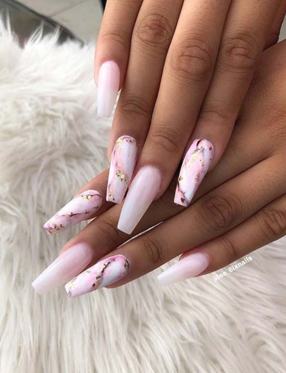 Gradient Nails-Clear Nail Designs