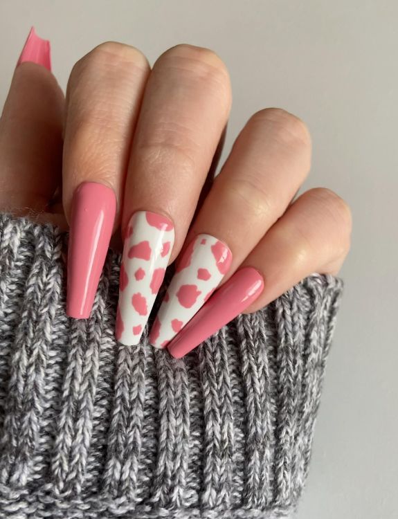 Irregular Blobs-Clear Nail Designs