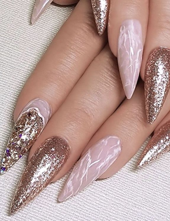 Extra Bling-Clear Nail Designs