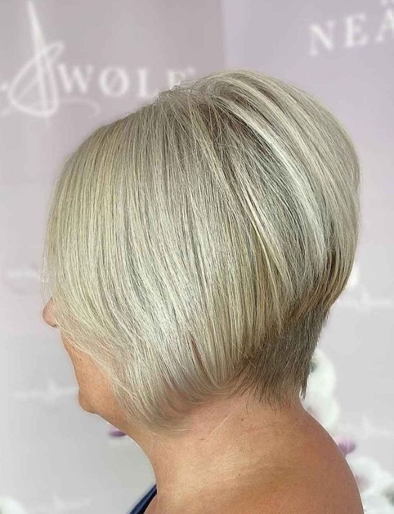 Wedge Haircut-Short Haircuts for Women Over 60