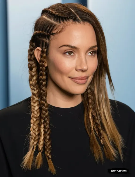 Half Cornrows