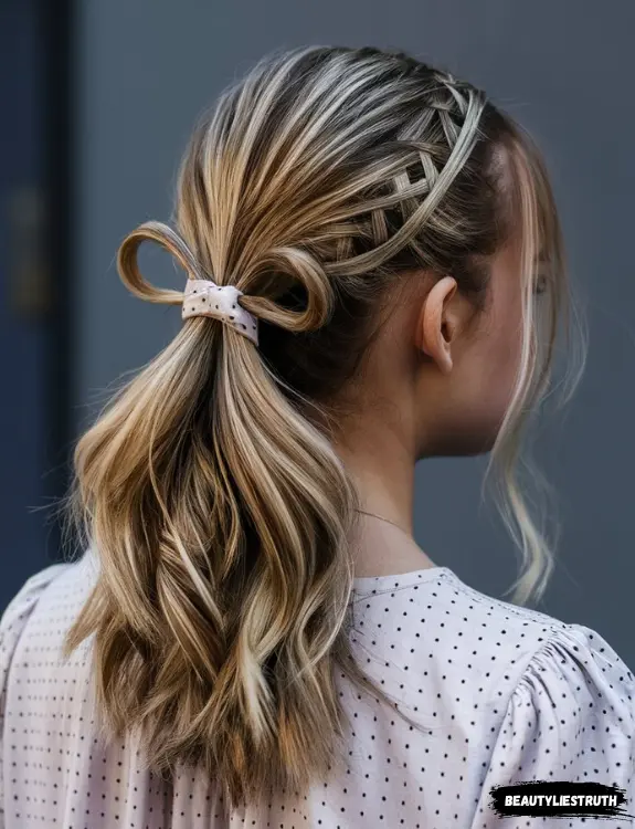 Ponytail With A Bow
