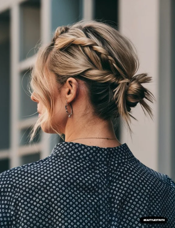Side Twists Paired With Messy Bun