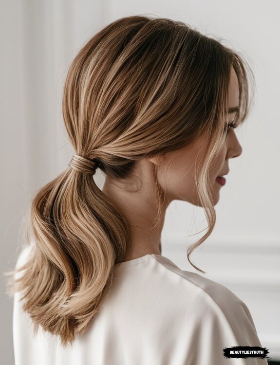 Sophisticated Low Ponytail