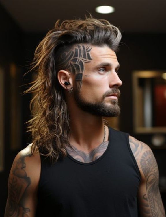 Unleash Style: 15 Striking Wolf Cut Men Hairstyles for Modern Look