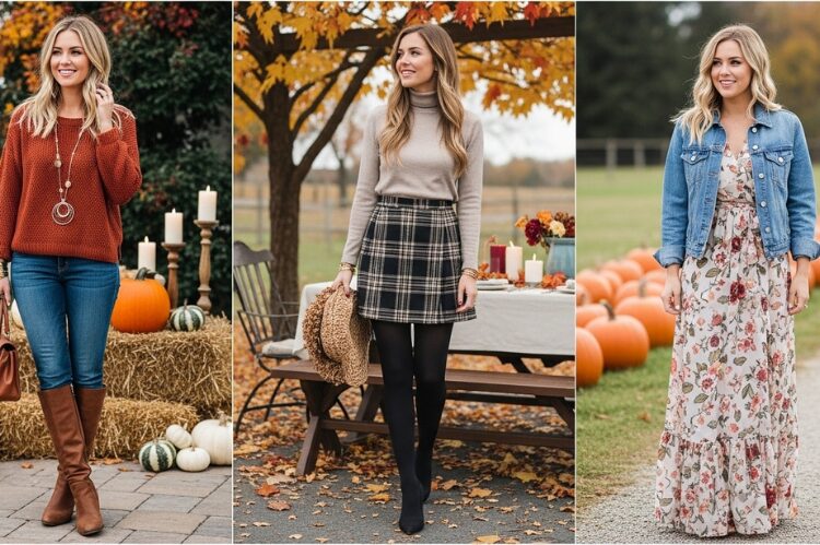 Three women styled for different occasions.