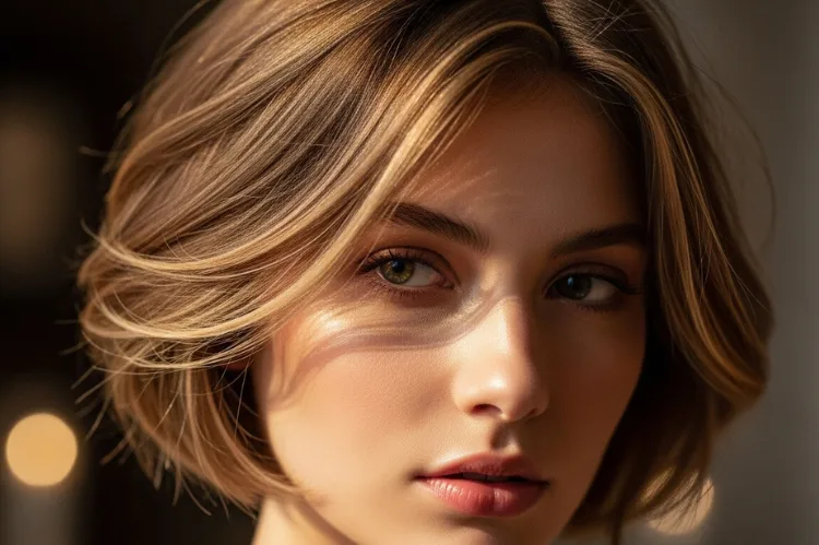 Soft, airy pixie haircut with wispy layers.