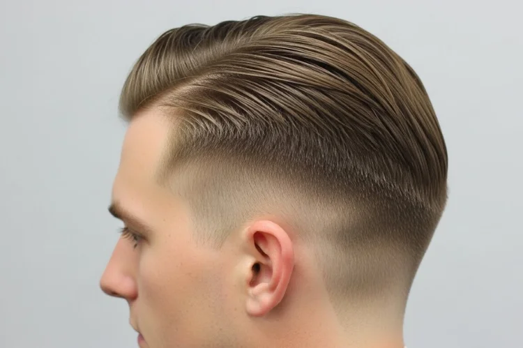 Traditional conservative taper haircut, neat and office-safe style.