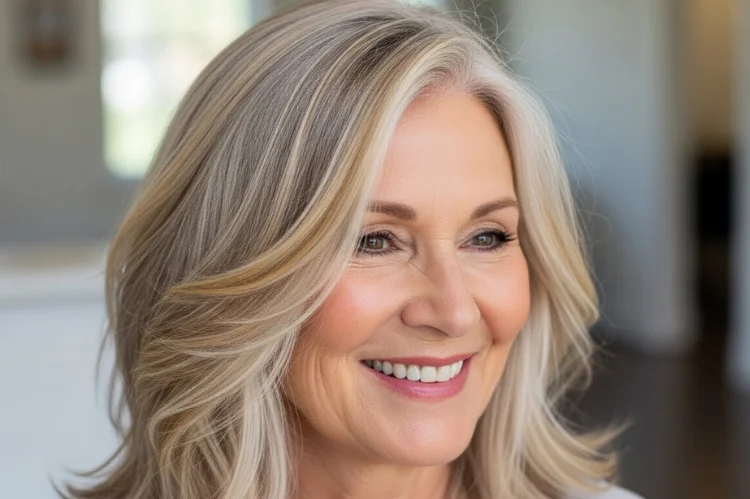 Balayage on fine hair for natural dimension and movement.