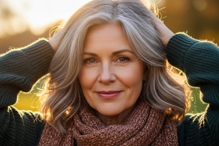 Nourished fine hair ready for cooler weather.