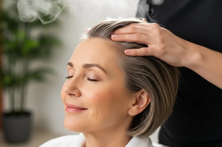 Nourished fine hair with shine and softness.