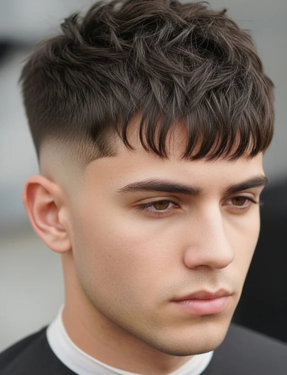 Thick vs thin hair low taper fade comparison, balanced contrast, realistic haircut result.